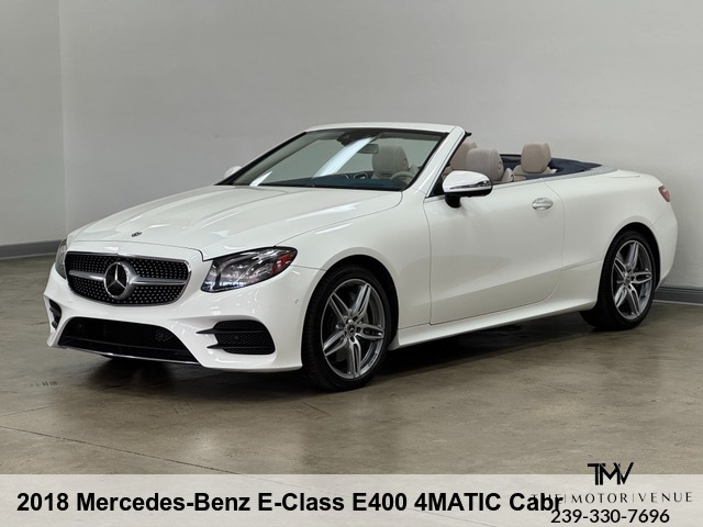 2018 Mercedes-Benz E-Class E400 4MATIC Cabriolet