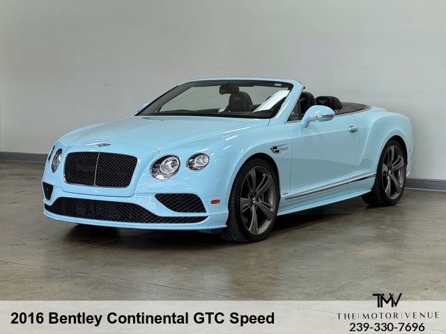 2016 Bentley Continental GTC Speed